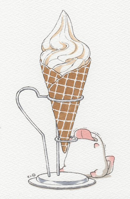 「ソフトクリームの日」のTwitter画像/イラスト(新着))