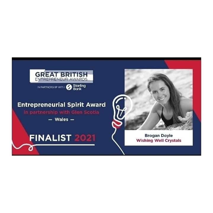 So excited to be a finalist in the Entrepreneurial Spirit Award category and to be a part of the @EntrepreneursGB this year 🎉

Congratulations and good luck to everyone else who has been short listed for this year's awards! 😀

#wales #GBEA @starlingbank #meaningfulgift