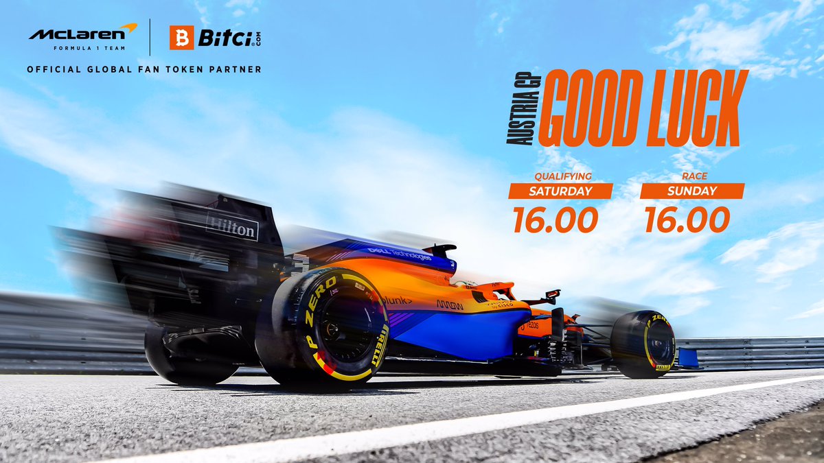 💪 McLaren takes the stage in Austria once again!

🏁 We wish the best of luck to <a href="/McLarenF1/">McLaren Mastercard Formula 1 Team</a> for qualifying session and the race! #AustriaGP