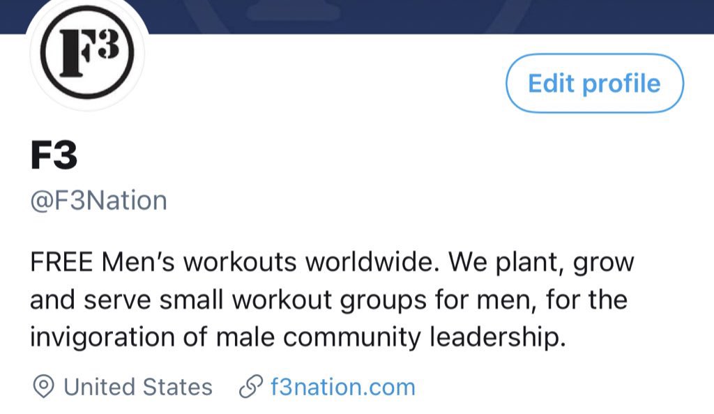 F3Nation's tweet photo. You know it’s a good day when you get to change the profile from “across the USA” to “worldwide.” https://t.co/gmRZ4bgJX0