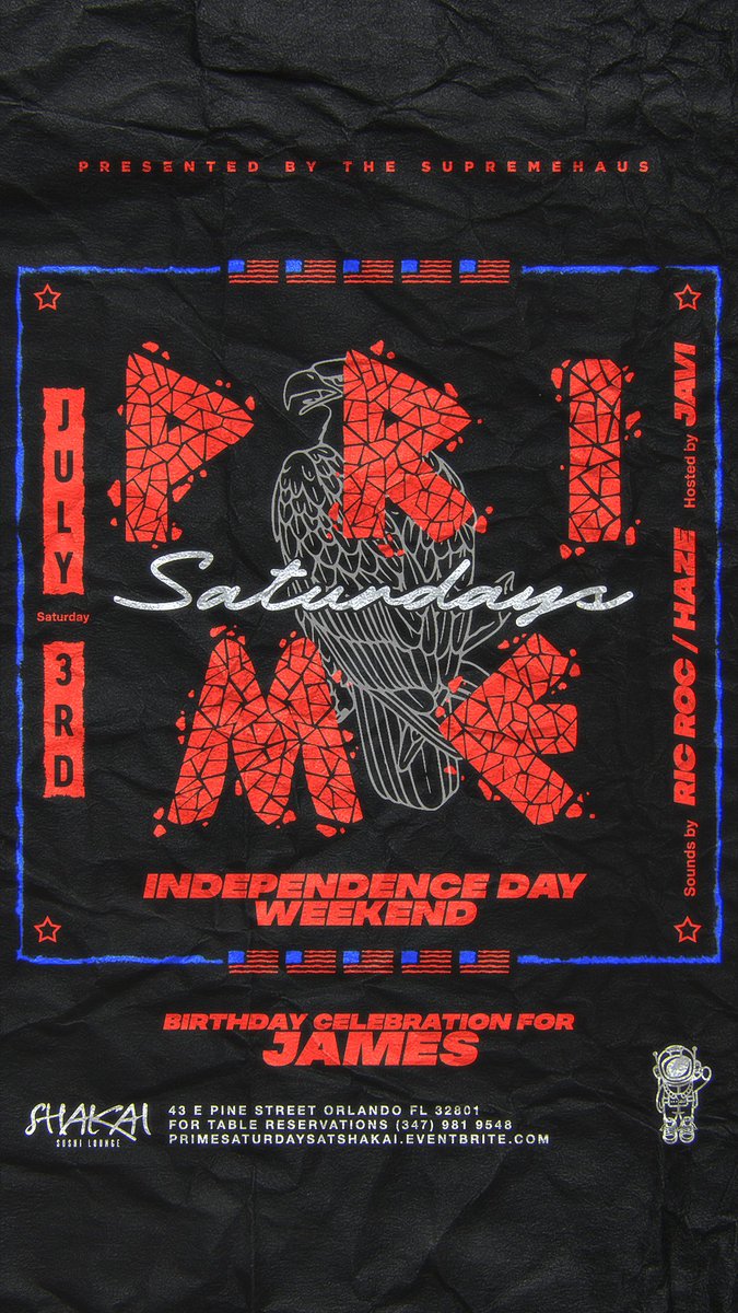 jsolano_4's tweet photo. SHAKAI 
‼️
SHAKAI
‼️
SHAKAI 
‼️

Prime Saturdays ‼️🚀 Pull up on us @TheSupremeHaus. Have a couple more sections left DM if interested📲

Link to be on my guest list below👇🏽👇🏽
https://t.co/Urvlx0nBtf https://t.co/0Qm0UKthRj