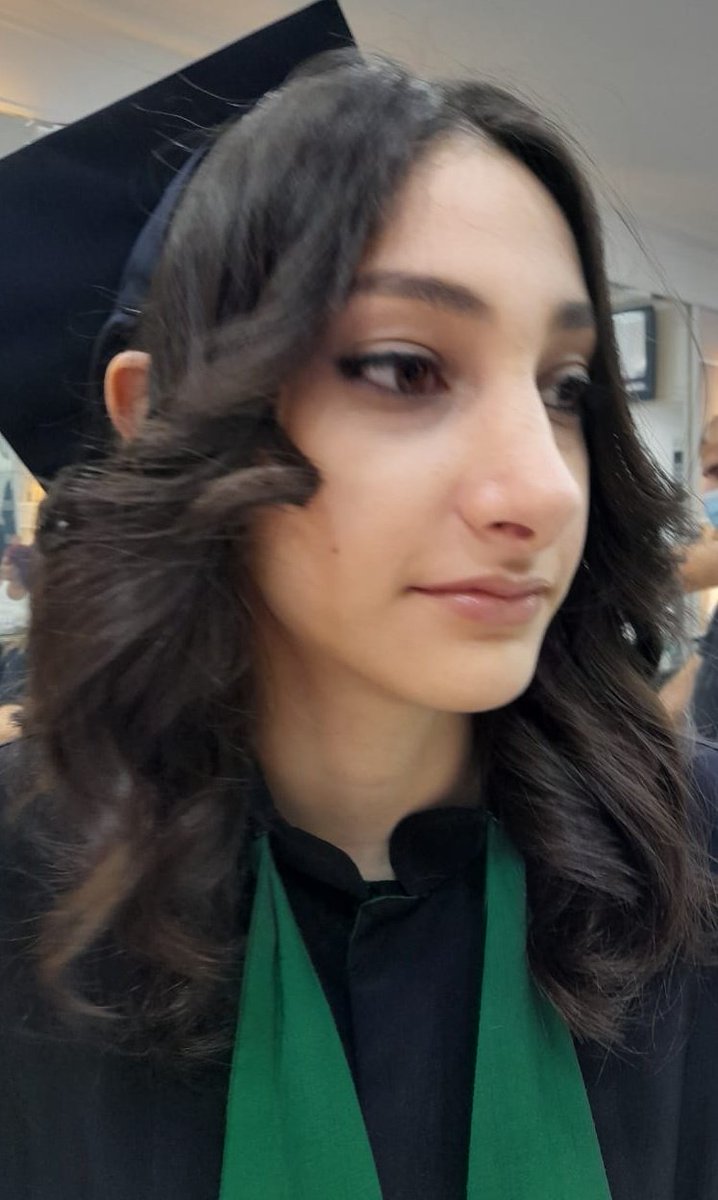 Watched the graduation of my daughter online