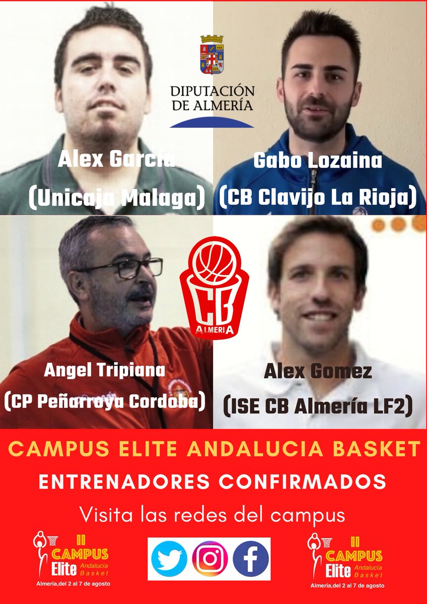 cbalmeria's tweet photo. 𝗔𝗧𝗘𝗡𝗖𝗜𝗢́𝗡 ‼️
𝗖𝗮𝗺𝗽𝘂𝘀 𝗘́𝗹𝗶𝘁𝗲 𝗔𝗻𝗱𝗮𝗹𝘂𝗰𝗶́𝗮 𝗕𝗮𝘀𝗸𝗲𝘁
@BasketCampus 
¡ULTIMAS PLAZAS!
@cbalmeria @dipalme_almeria 
𝗔𝗹𝗺𝗲𝗿𝗶𝗮, 𝗱𝗲𝗹 2 𝗮𝗹 7 𝗱𝗲 AGOSTO
Más info e inscripción en campuseliteandaluciabasket@gmail.com 
👇más entrenadores confirmados👇 https://t.co/f323sY3UnU