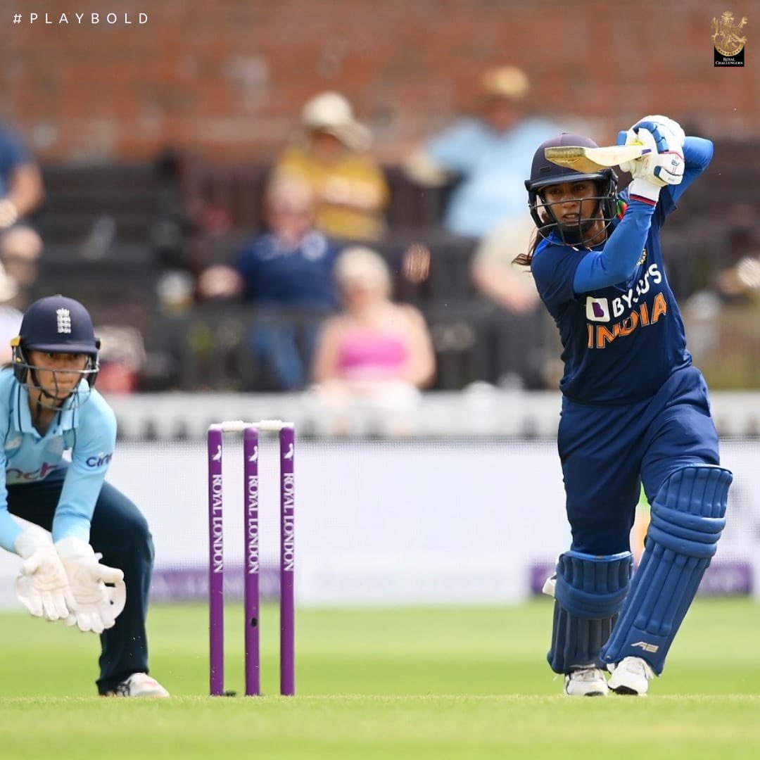 RCBTweets's tweet image. Congratulations to @M_Raj03 who has now become the leading run-scorer in Women’s International Cricket across all formats! 🔝 👏🏻👏🏻

A true Legend! 🙌🏻

#PlayBold #TeamIndia #ENGWvINDW