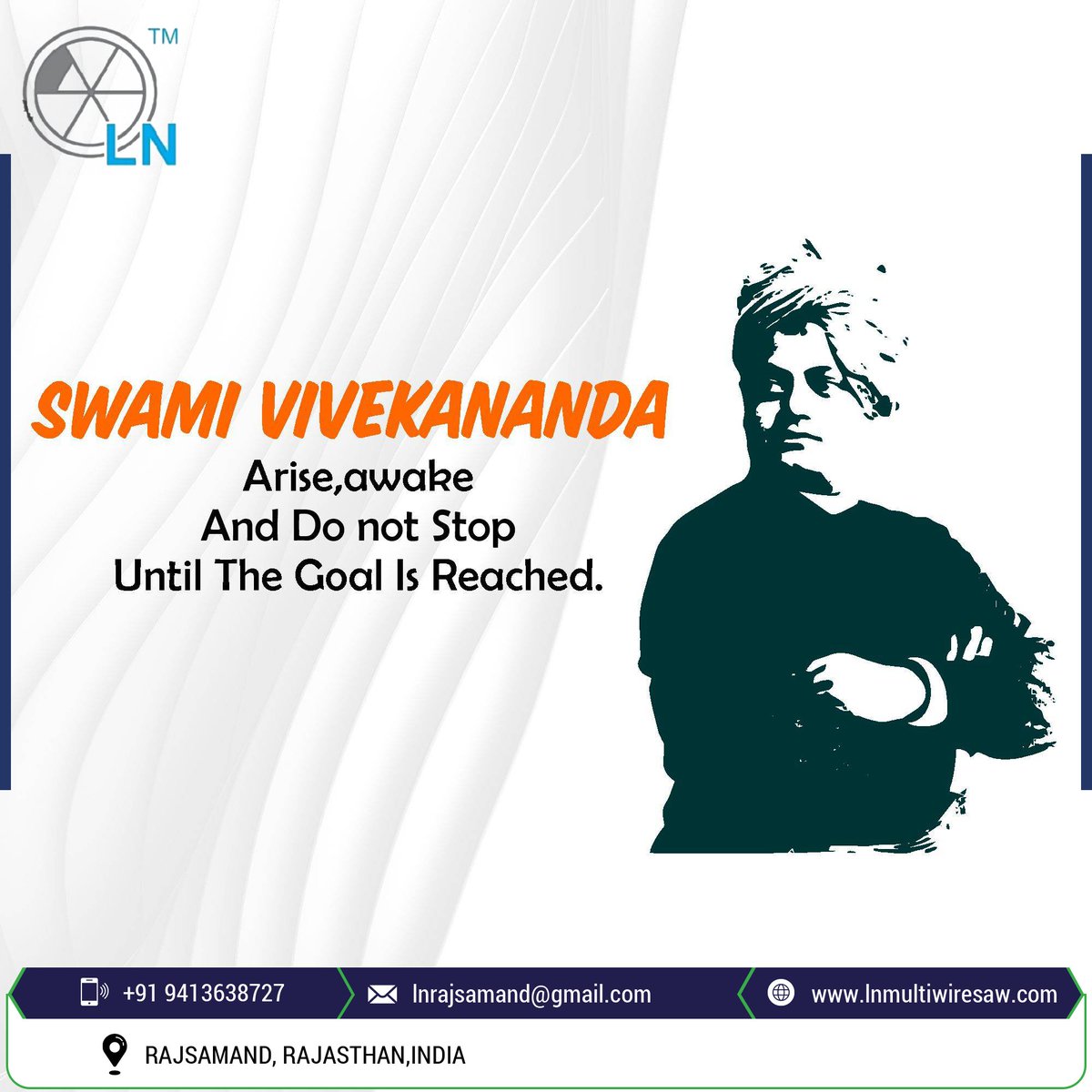 rmahendra's tweet image. Arise,awake and don't stop until the goal is reached.                      -  Swami Vivekananda

#lnengineering #lnmultiwire #Indianmultiwire#udaipurmarble 
‌#kishangarhmarble #kishangarhgranite #chittoregarhmarble # #lnengineering#lnmultiwire #lndressing ln2wheel