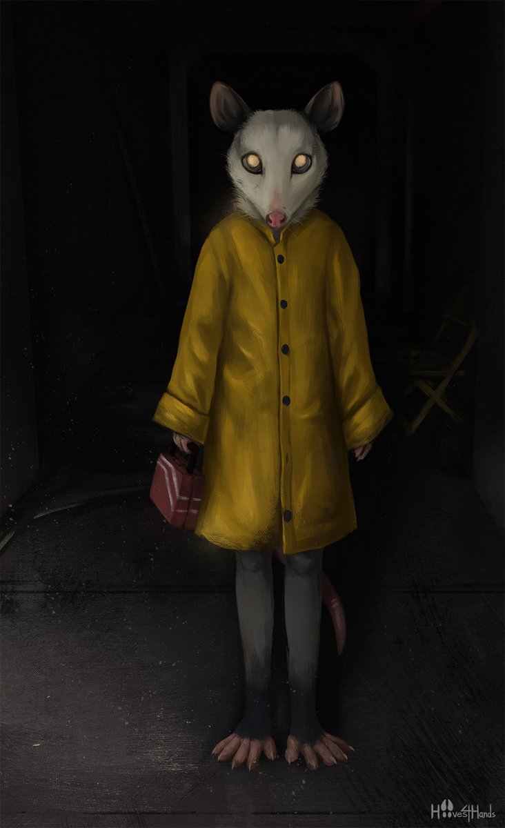 One of the rare instances a dream leaves me with a specific image I want to illustrate.