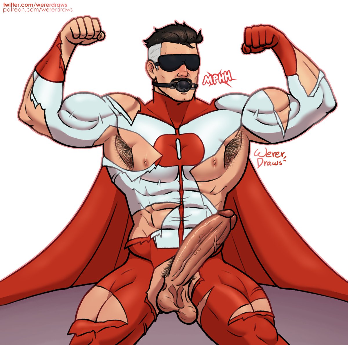 (Go check his part of the trade on his page!)Daddy Omni-man being teased a ...