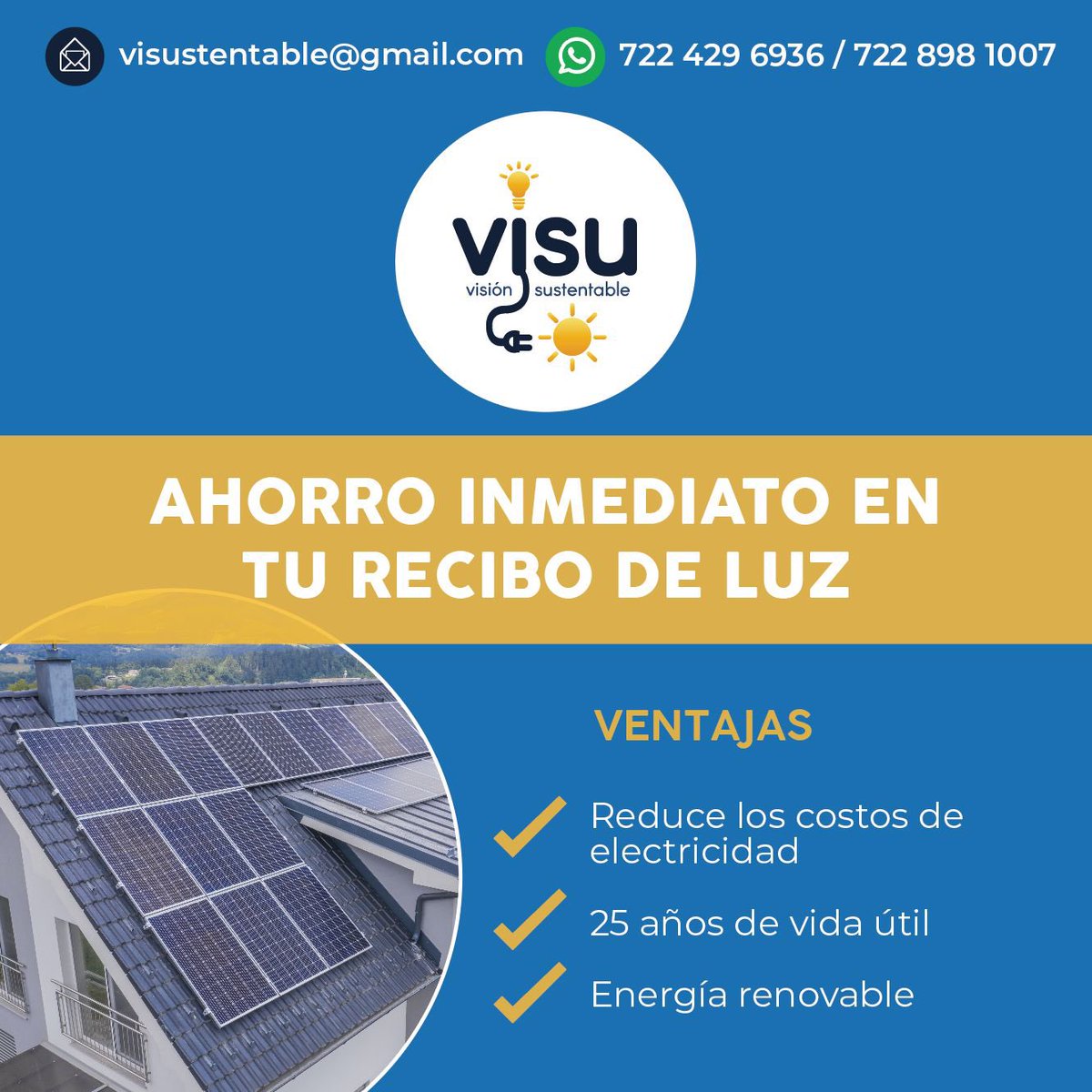Erikschavezs's tweet photo. Te recomiendo la instalación de paneles solares de la empresa de mi esposo !!! Cotiza con tu recibo de luz https://t.co/OSyPLyDWg5