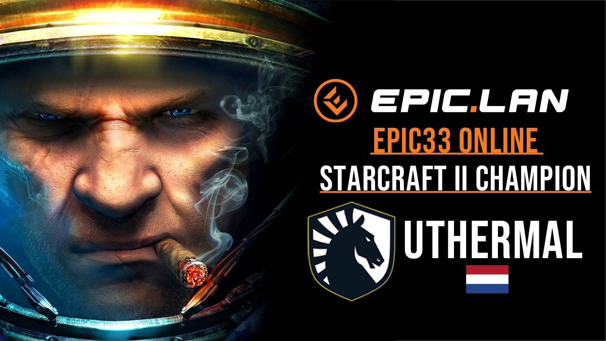 UKSC2 (@uksc2) on Twitter photo That's the StarCraft II main tournament done for @epicLAN's #EPIC33!
The Top 4:
1st <a href="/liquidthermy/">UThermal</a>
2nd <a href="/BlyOnFire/">Свисюк Александр</a>
3rd <a href="/Gerald23sc2/">Gerald23sc2</a>
4th <a href="/teamRosscOuk/">Ross Anderson</a>
Congrats to uThermal with the clean 4-0 sweep at the very end!
Liquipedia
🔍liquipedia.net/starcraft2/Epi… That's the StarCraft II main tournament done for @epicLAN's #EPIC33!
The Top 4:
1st <a href="/liquidthermy/">UThermal</a>
2nd <a href="/BlyOnFire/">Свисюк Александр</a>
3rd <a href="/Gerald23sc2/">Gerald23sc2</a>
4th <a href="/teamRosscOuk/">Ross Anderson</a>
Congrats to uThermal with the clean 4-0 sweep at the very end!
Liquipedia
🔍liquipedia.net/starcraft2/Epi…