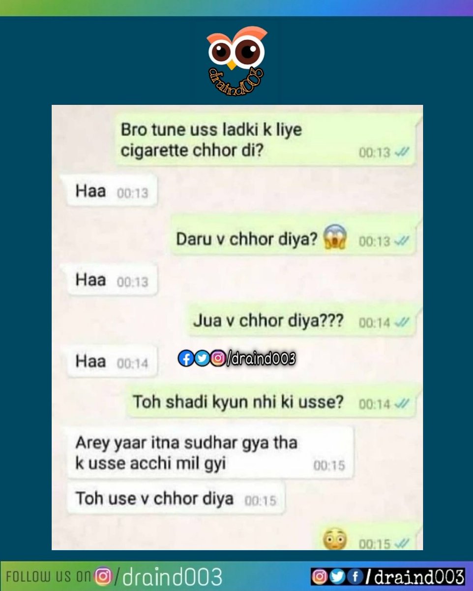draind003's tweet photo. 🔰 Follow: @draind003 For More 😉 

🔴 Instagram:
👉 https://t.co/2xEkZHJ78y 👈 
🟡 Facebook Page:
👉 https://t.co/gYVLQs3puh 👈 
⛔ Username in all social media ⛔
⚠️ @draind003 ⚠️ 

#memes #funnymemes #memedaily #indianmemes #memes2021 

🔰Follow @draind003 on #instagram https://t.co/K0dOEFyx5h