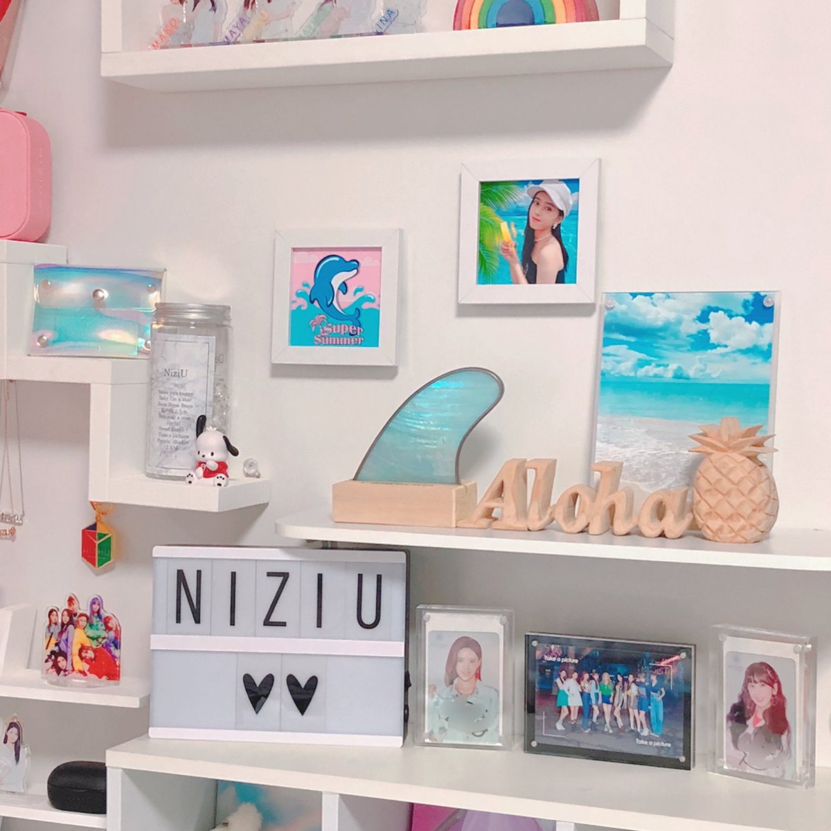niziu_rainbows's tweet photo. NiziUコーナーも夏が来た🏖🐬💕 https://t.co/TQSpHarrda