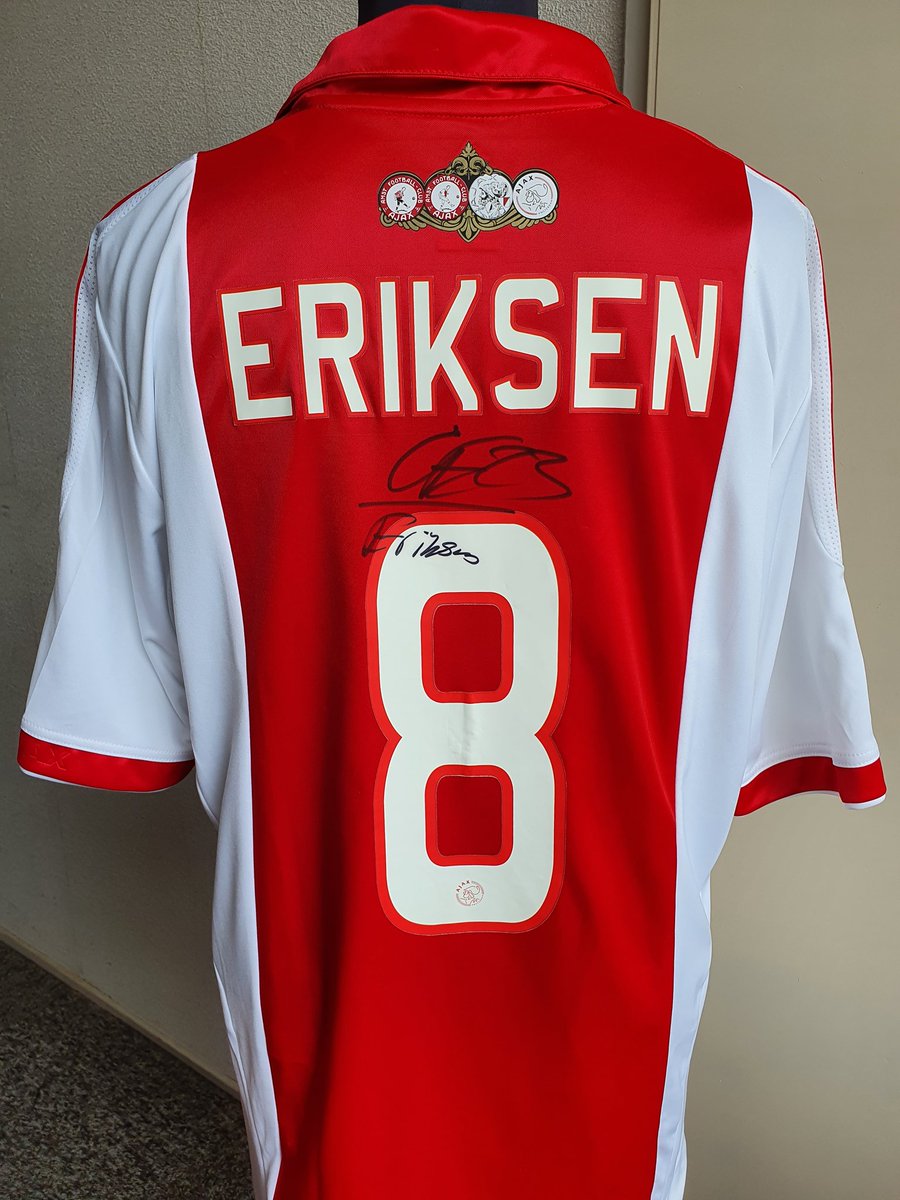 Ajaxmwshirts's tweet photo. #matchworn #Ajax signed shirt @ChrisEriksen8
Ajax-Heracles (6-0) 01-04-2012
Special sponsor Fonds gehandicapten sport
Het well soon Christian👊🏻❌❌❌
#CHEDEN #EURO2020 #DEN https://t.co/sbNKKrwzYi