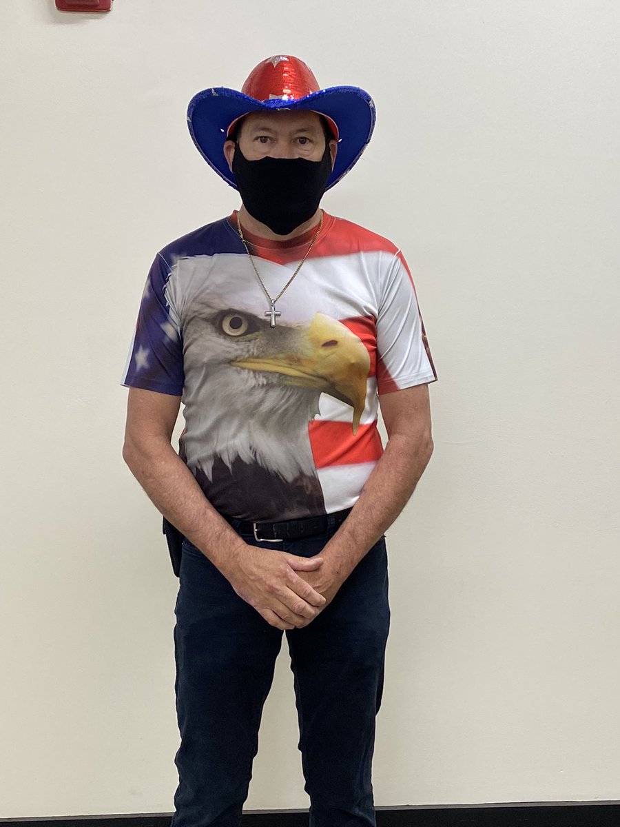 Hat day at 3885! Happy 4th!