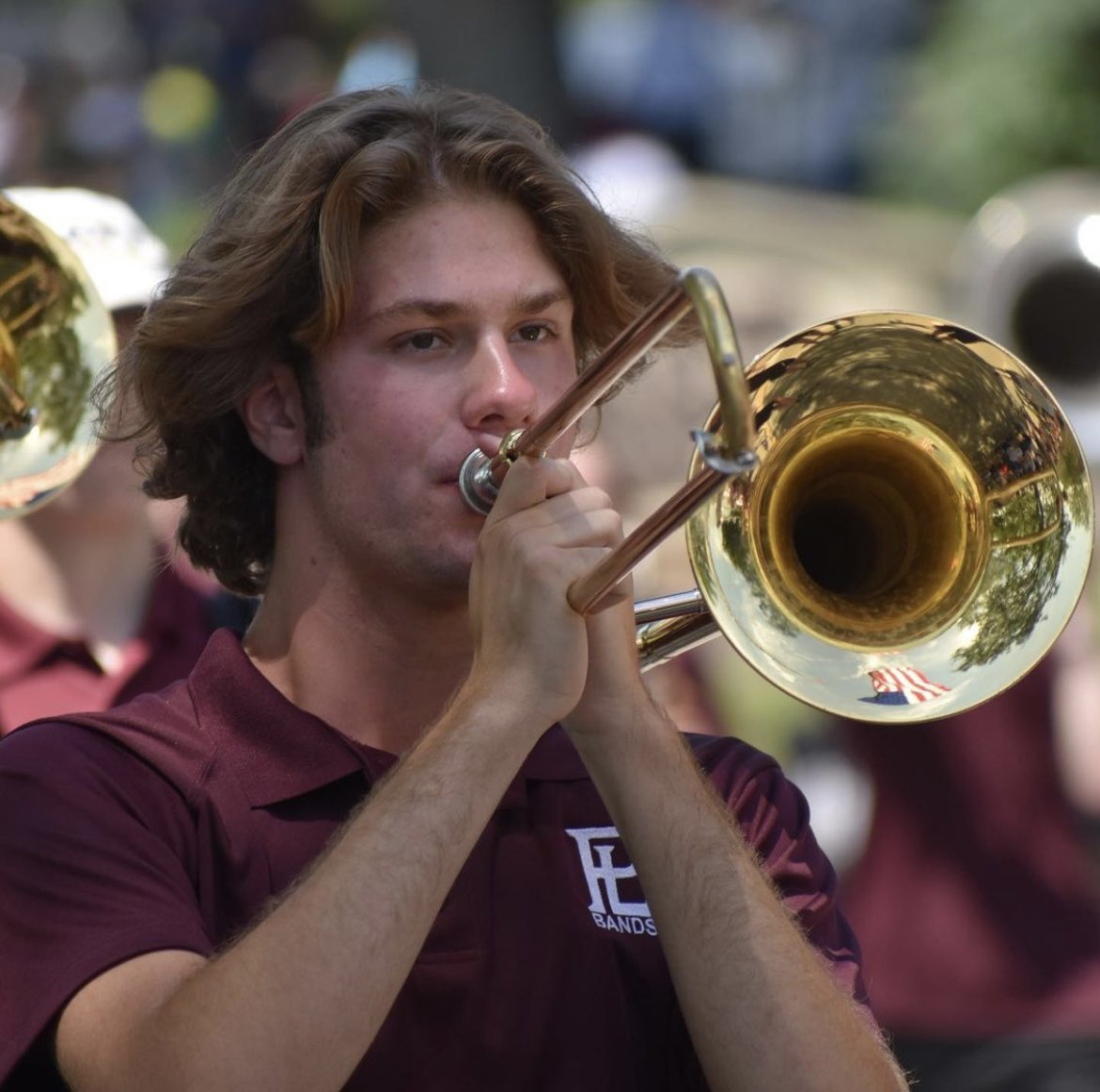 bone_squad's tweet photo. JUNE 19TH: PARADE DAY!! We absolutely DEMOLISHED the parade today! Johnny and Sam did a great job representing trombone leadership, I feel a little left out but I’ll get over it. Shoutout to Darby and Anna from Titans for making up for it! https://t.co/MjgqU7BMOc