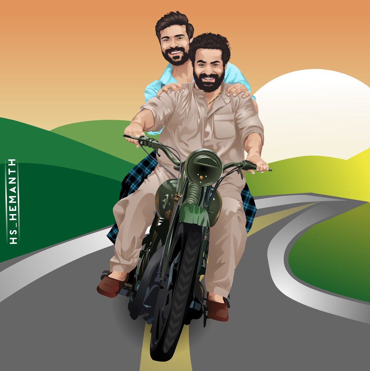 Hemanth2142's tweet photo. Brothers 💥 
@AlwaysRamCharan  @tarak9999 @RRRMovie
@RamCharanEdits @NTR_Edits 
Spent almost 2ohrs to complete diz 😪
Rt's appreciated 🏃🏻
#RRRMovie 
#SeethaRAMaRajuCHARAN 
#BheemRoarContinues https://t.co/OiHIs8hrBM