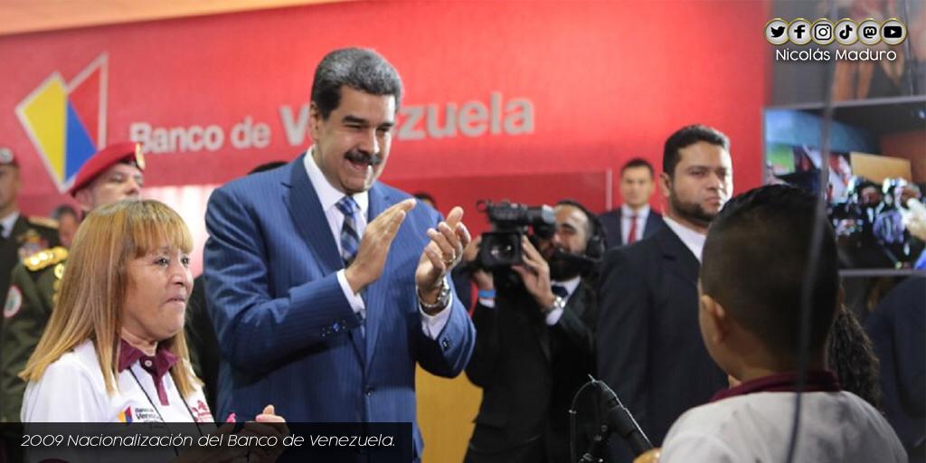 Celebramos los 12 años de la nacionalización del @BcodeVenezuela, felicito a sus trabajadores y trabajadoras. Agradezco el esfuerzo por mantener a Venezuela en la vanguardia de la economía digital, necesaria para estos nuevos tiempos. ¡Sigan innovando!