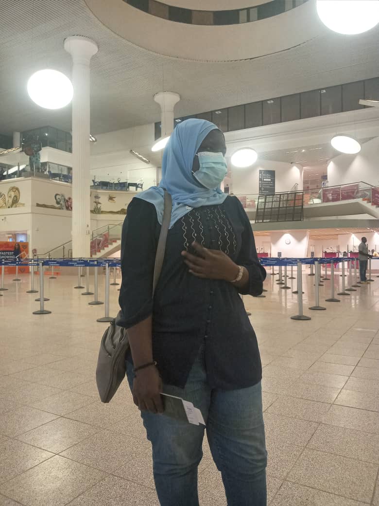 One of our Scrub nurses/ORP <a href="/DijahJarju/">Deejah</a> left for Ghana today to do her AO Basic Fracture Operative Management course courtesy of @TheAOAlliance as we continue to build a strong core team to improve our delivery of care #CountryInitiative #TeamBuilding #InvestingInTheFuture