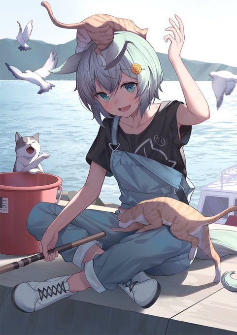 ロック画面のtwitterイラスト検索結果