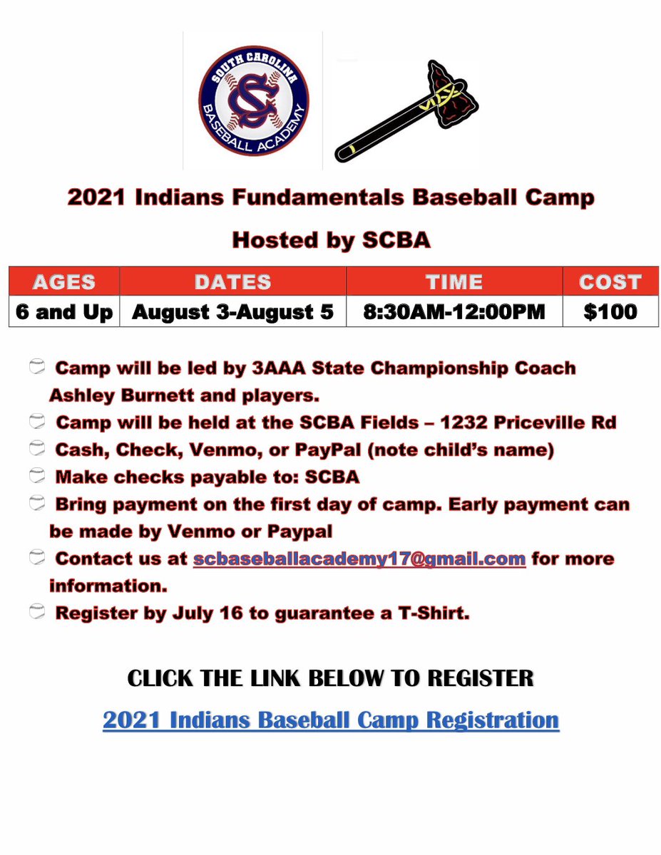 SCBaseballAcad's tweet image. Sign up here: forms.gle/KfPjJxYeoHv3sz…