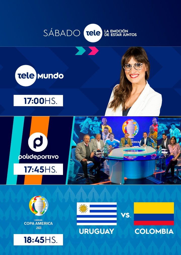 Desde las 17hs tenemos todas las noticias y la mejor previa de Uruguay-Colombia. 📺⚽️🙌