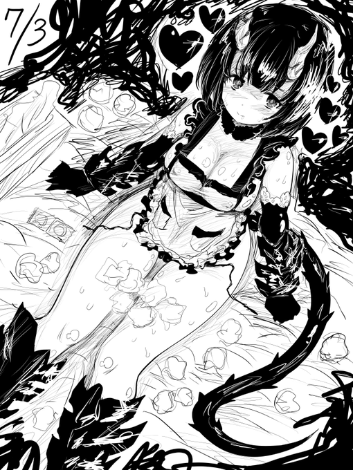 プリコネ バレンタインエリコ かきました 