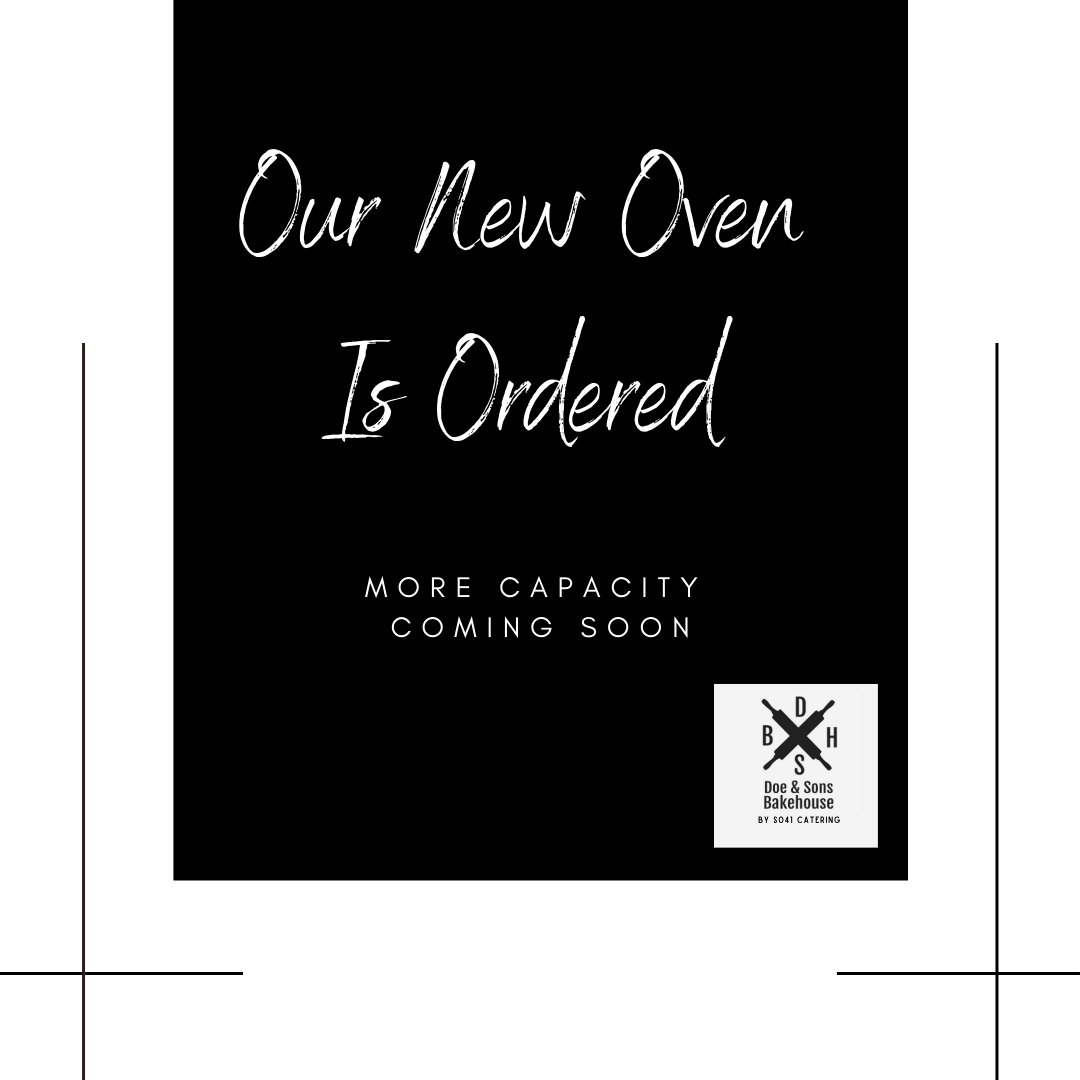 Our New Oven Is On It Way !!

We have had to increase our equipment to keep up with demand and we will be able to take more wholesale clients very soon 

If you are a hotel, restaurant, coffee shop, farm shop or anyone who uses or sales bread get in touch