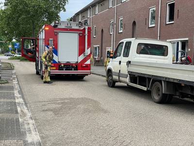 Veel rookschade bij keukenbrand in Eindhovens appartement..