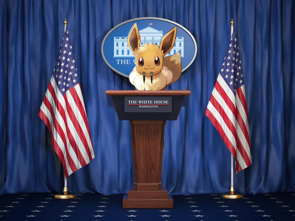 Eevee is President of the United States!