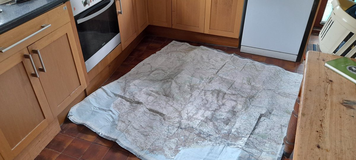 of_landscapes's tweet image. home now, washing on... map on the kitchen floor to remind me of all the adventures in the #landscapesoffaith 
we'll have a rest &amp;amp; be back in a few weeks to build the new @of_landscapes website and share news of the exhibition &amp;amp; stuff to get involved in through the autumn #hwyl