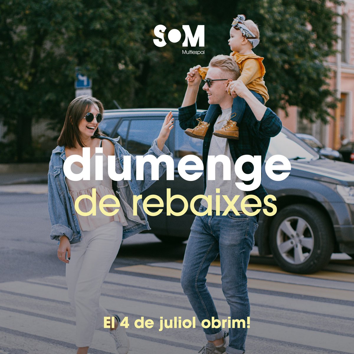 ¡Domingo de rebajas! 📣📣🛍🛍

Mañana, 4 de julio, #SOMMultiespai estará abierto para todos los que quieran disfrutar de un domingo de #shopping. 

¡El plan perfecto lo tenemos aquí! 💥
.
.
#Rebajas #NouBarris