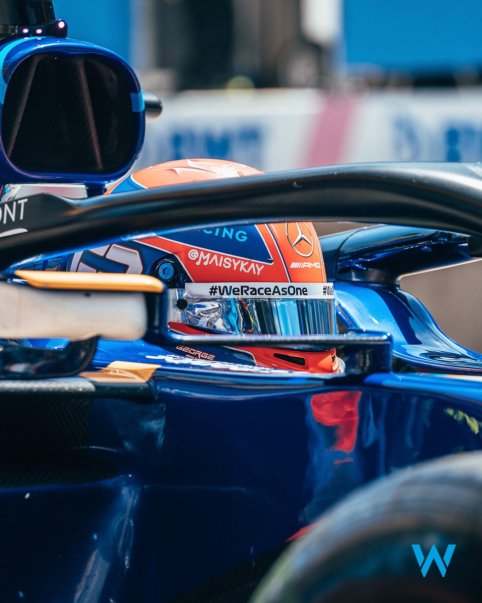His best ever Williams qualifying result.

On mediums.
In Q3 for the first time since 2018.
Starting P9 (currently).

George Russell &amp; team 👏