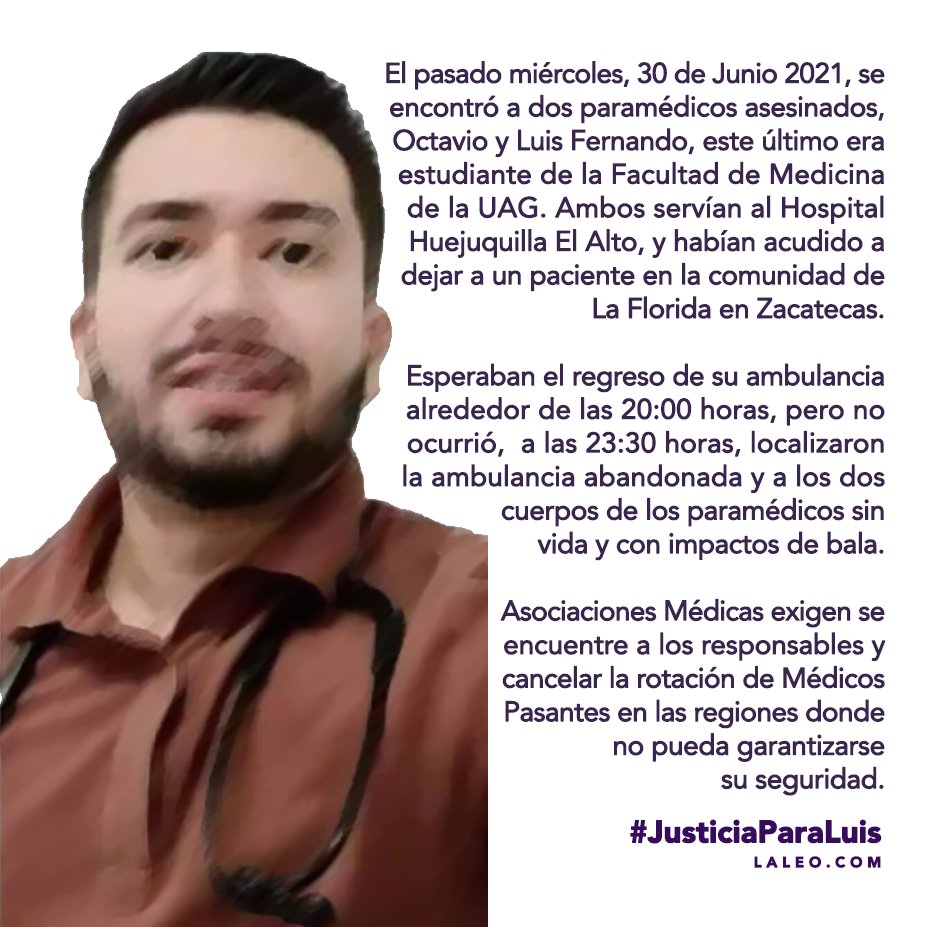 #JusticiaParaLuis