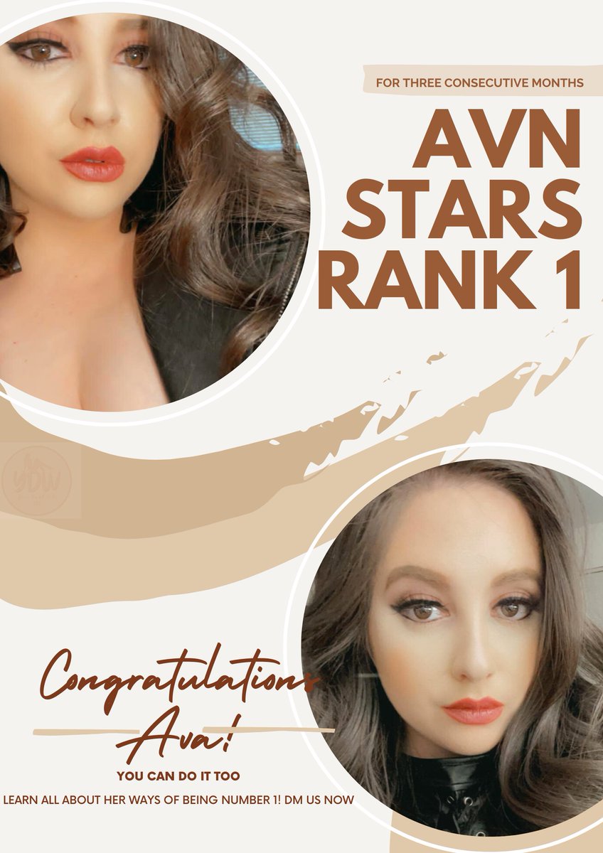 yourdumbwifellc's tweet image. Huge congratulations to @ava_hadley for dominating AVN Stars' top spot for over three consecutive months! She sure is on fire, and we know you too can make it! Learn all her ways to the top by booking a FREE 30-min consult with us! DM US NOW ❤️