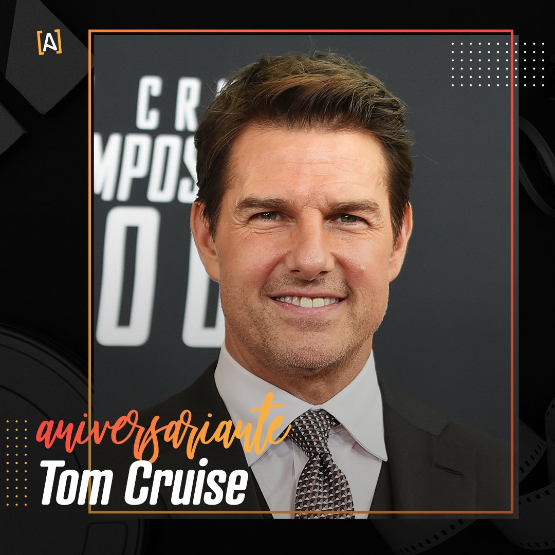 Tom Cruise chegou aos 59 anos!
Happy birthday Tom! 