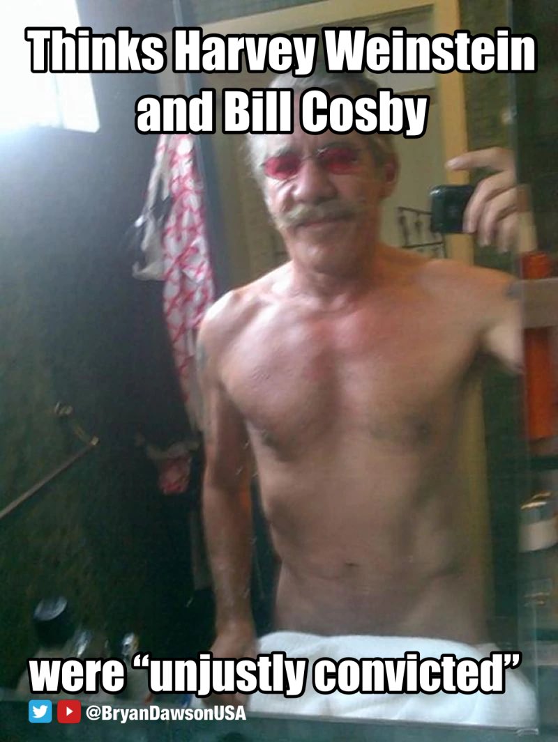 BryanDawsonUSA's tweet photo. Geraldo Rivera Praises Bill Cosby’s Release, Says Harvey Weinstein “Unjustly Convicted”
h/t @PattyArquette #CosbyIsStillGuilty
https://t.co/5oA8WpFQzj https://t.co/ym3sbcdoOf