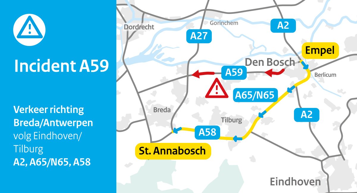 Melding ongeval Empel