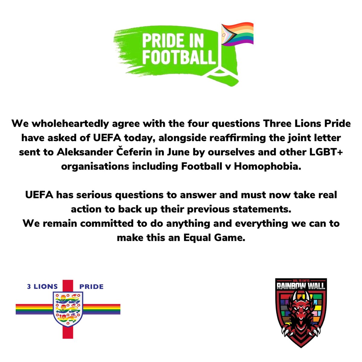Pride in Football 🏳️‍🌈⚽️🏳️‍⚧️ tweet media
