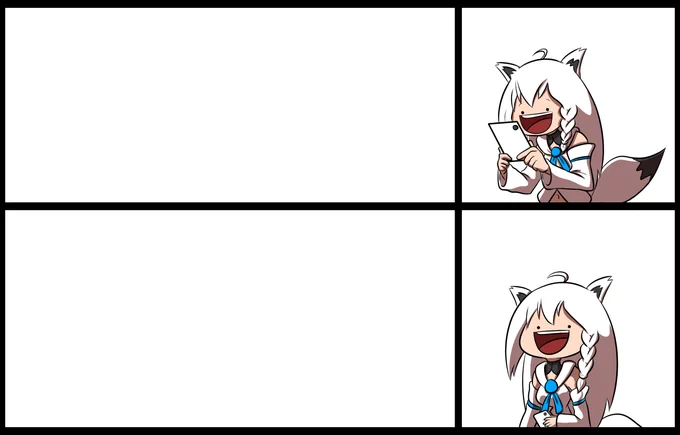 NEW MEME TEMPLATE!WE CONTINUE SHITPOSTING#絵フブキ #holoJPmeme 