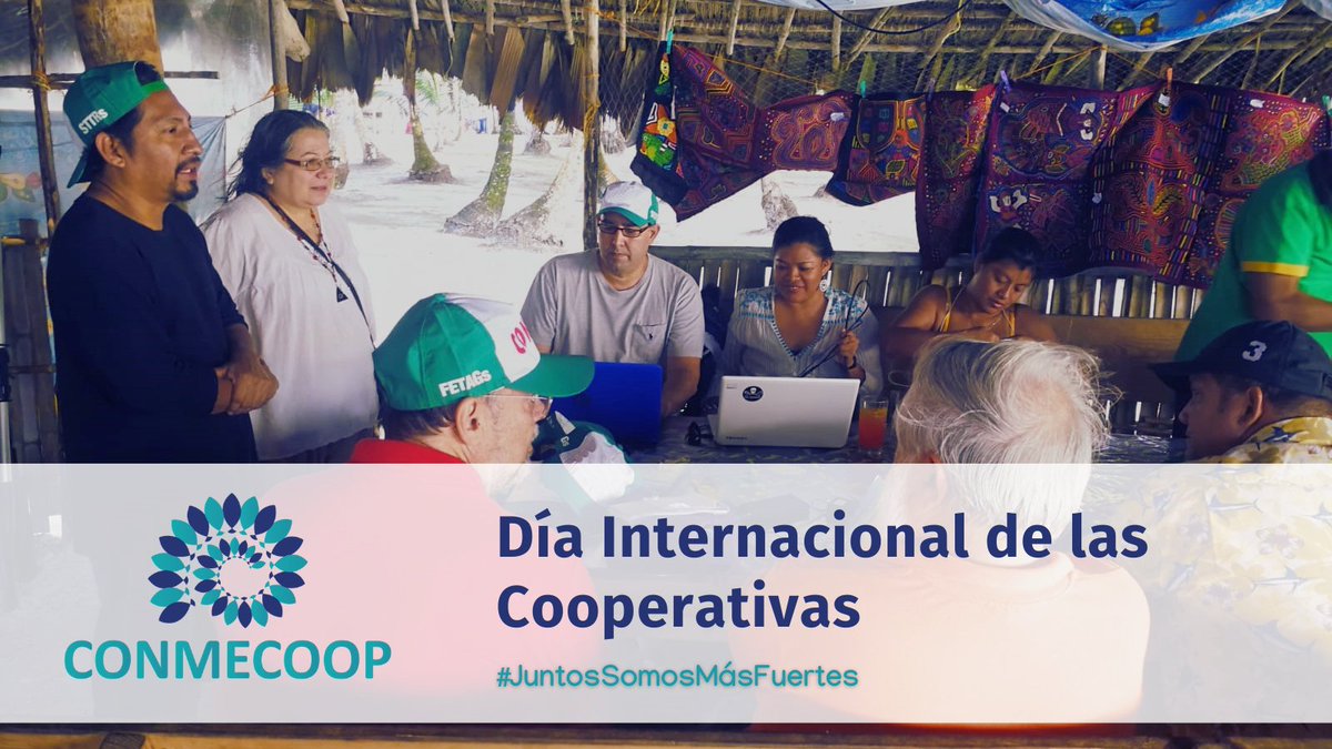 La unión, el apoyo mutuo, la justicia social y la pesca sostenible son pilares en los que recae la visión de cooperativismo de la CONMECOOP.

¡Sigamos trabajando juntos para fortalecer a nuestras cooperativas pesqueras! #JuntosSomosMásFuertes  
#DíaInternacionalDeLasCooperativas