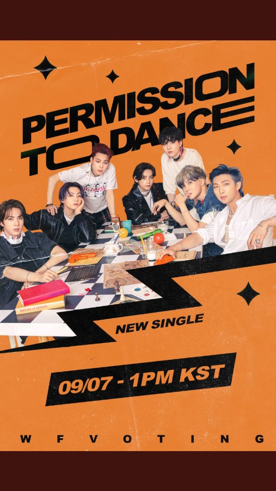 ailujkk's tweet photo. Avisem que eles estão vindo #PermissionToDanceIn6Days https://t.co/O31SPkM9tu