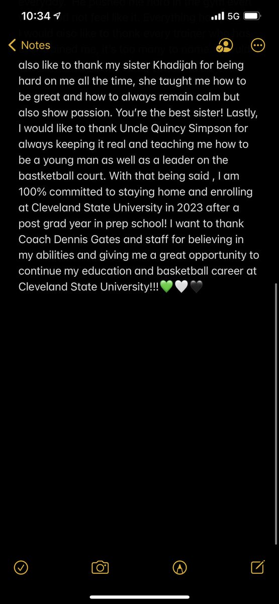 100% Committed💚🤍🖤!  #GoViking 💚