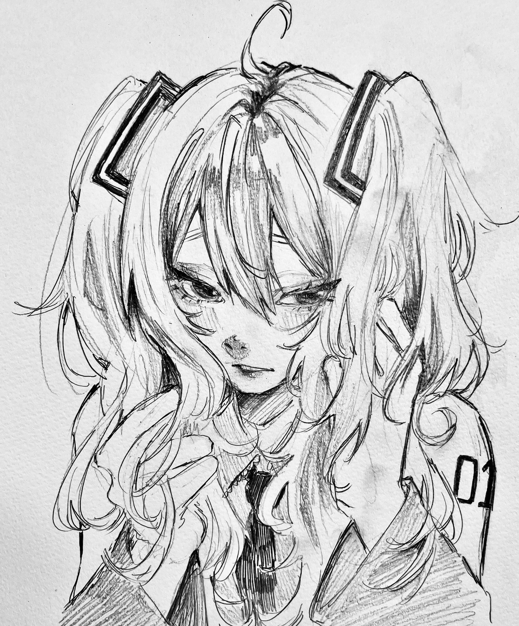 田森 凪ちゃんとインライで描いた初音ミク T Co Znkmjycuz3 Twitter