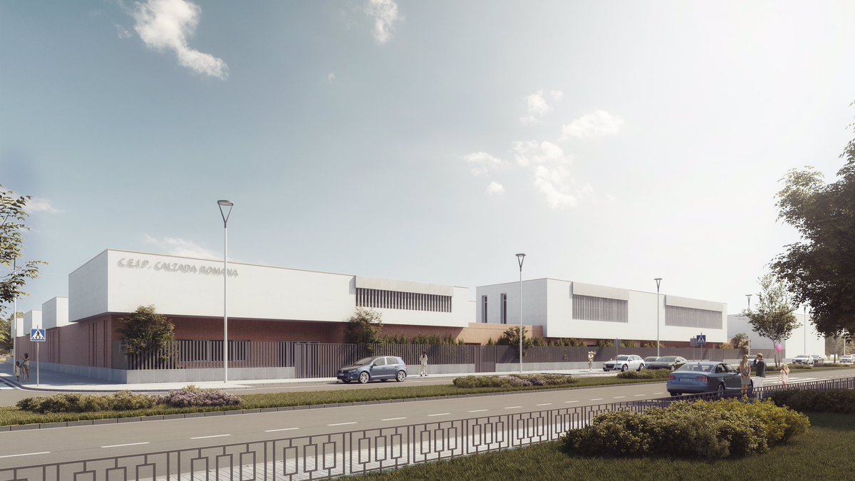 bedvarquitectos's tweet photo. Primer premio CEIP Calzada Romana.

#arquitectura #colegio #arquitecturaydiseño #concursospúblicos  #desing #architecture #architecturelovers  #extremadura #render https://t.co/rumBotPD7E