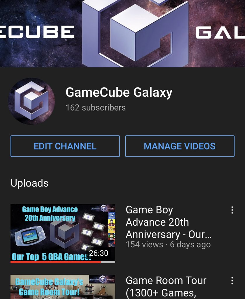 Wonder what the odds are of reaching 200 subs by the end of July? 🤔 

Here’s to the next goal!🙏 

youtube.com/c/GameCubeGala…

#GamingCommunity #RetroGaming #smallyoutuber #GameCube