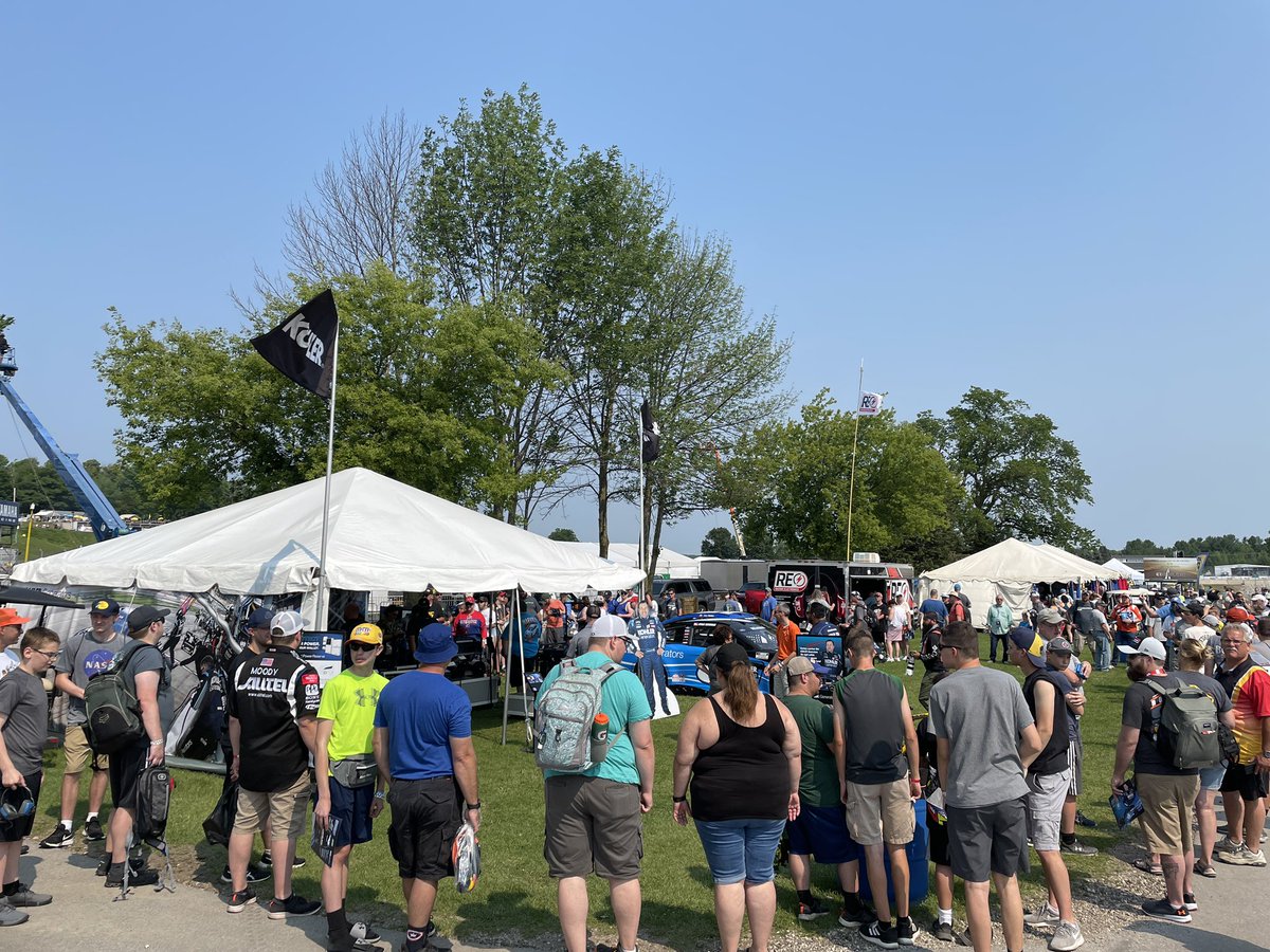 RFKracing's tweet image. Nice crowd to see the Rocketman over at the @KOHLERPower display this morning!