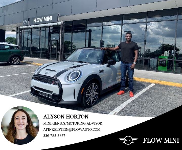 FlowMiniws's tweet photo. Malick took home this beautiful new 2022 White Silver 2 Door Hardtop Cooper S. He was able to custom build it and we were so excited for him to arrive and take delivery. We hope that you love it more and more each day! Welcome to the #MINI Family! https://t.co/Q8jUCzRLLy