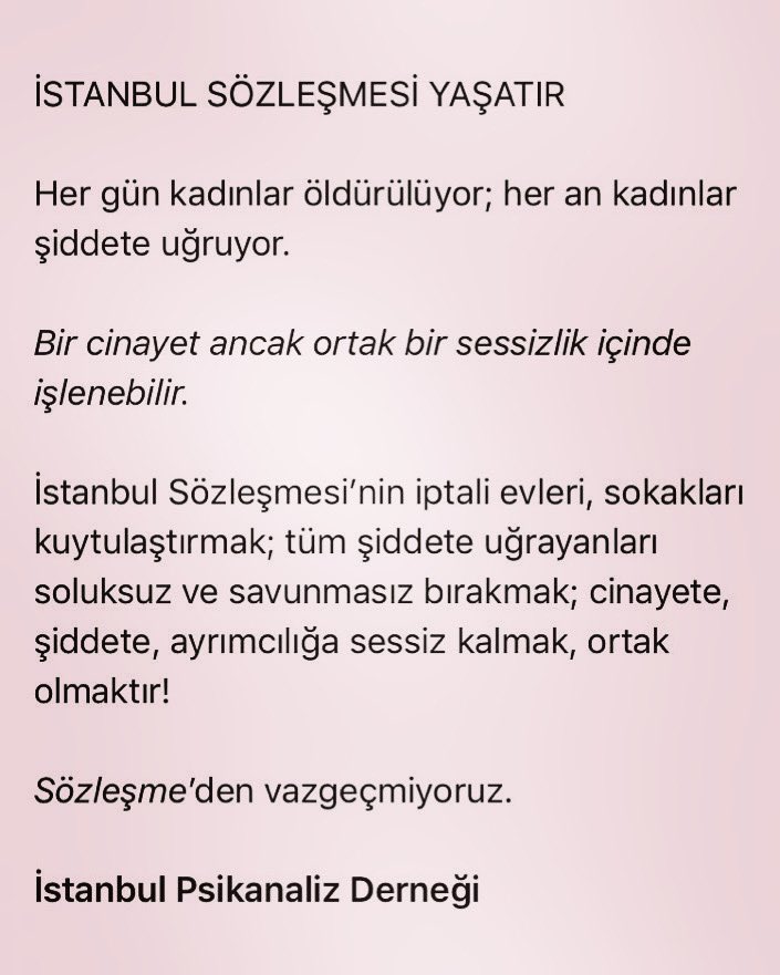 İstanbul Psikanaliz Derneği (@ipsikanalizd) on Twitter photo 