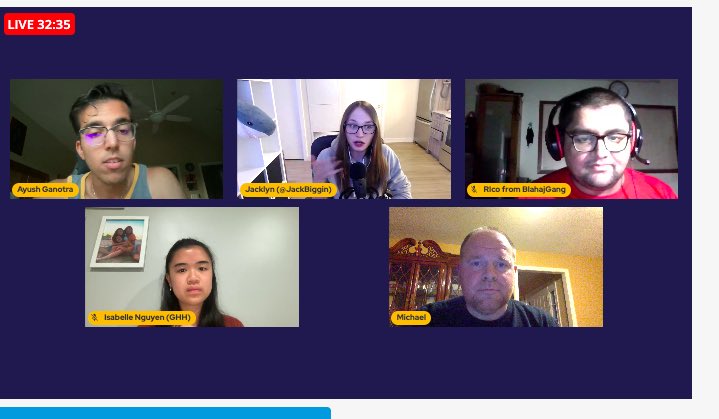 Day 6 of the <a href="/MLHacks/">Major League Hacking (MLH)</a> INIT hackathon. Got to participate in a live stream discussing our past year’s. #mlhinit #hackathon #codinglife