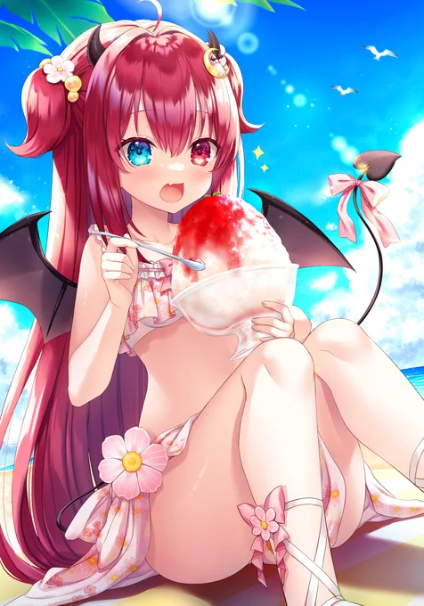 はっ  ロアちゃんお誕生日おめでとう!!!ございます!!!過去絵&amp;ご依頼絵でお祝い失礼しま…! #ロアバースデー2021 #ロアート 