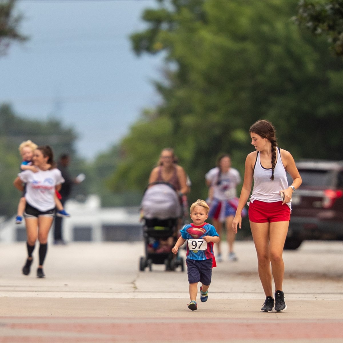 MSUMustangs's tweet image. FIRECRACKER MILE | @MSUtxXCTF hosted the first Firecracker Mile in Downtown Wichita Falls Saturday morning. #StangGang